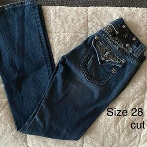 Miss Me Dark Blue Boot Cut Jeans